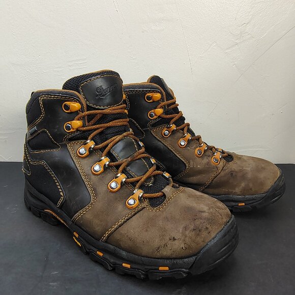 Danner Boots Mens Size 8.5 D Vicious 13858 4.5" Brown Orange 4.5" Leather Work - Picture 1 of 12